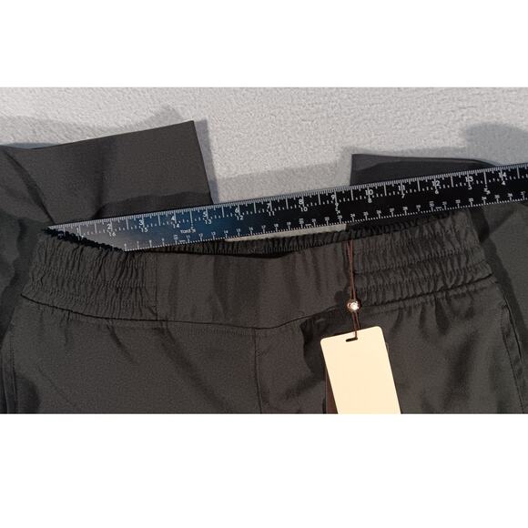 Calia Cropped Wide Leg Pants XS Black High Rise Athletic Lounge Activewear NWT - Picture 5 of 6